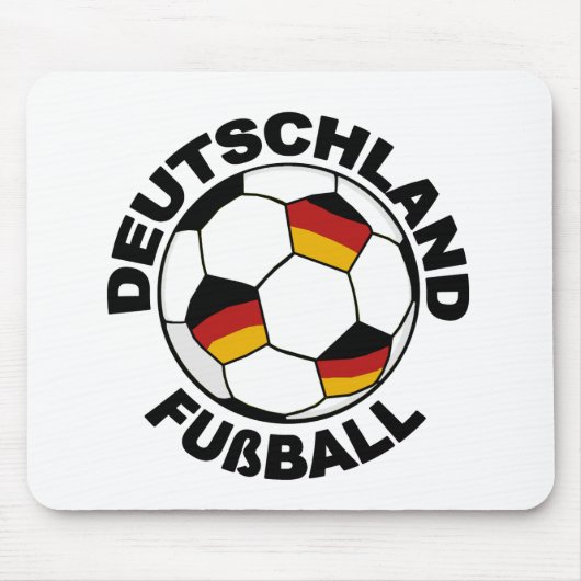 Tapis De Souris Conception du Deutschland Fußball (Devant)