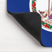 Tapis De Souris Conception du drapeau de l'État de Virginie (Coin)