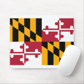 Tapis De Souris Conception du drapeau de l'État du Maryland (Avec souris)