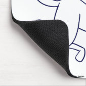 Tapis De Souris Conception du logo MountainFire Media sur un (Coin)