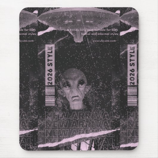 Tapis De Souris Conception d'UFO (Devant)