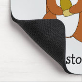 Tapis De Souris Conception Écureuil Rouge (Coin)