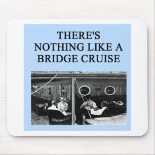 Tapis De Souris conception en double de joueur de pont
