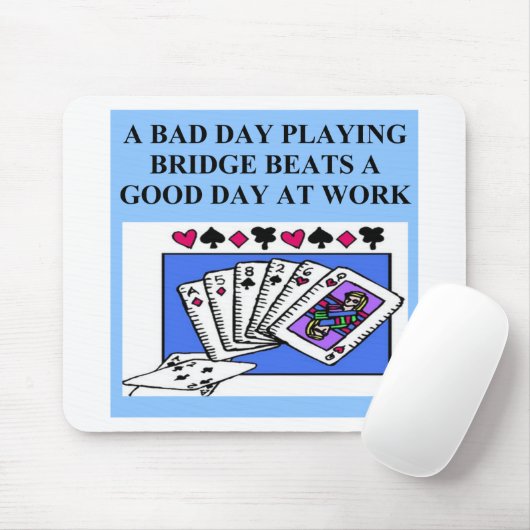 Tapis De Souris conception en double de joueur de pont (Avec souris)