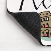 Tapis De Souris Conception en lettres de main de Rome (Coin)