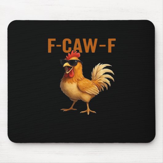 Tapis De Souris Conception esthétique classique de poulet F-Caw-F (Devant)