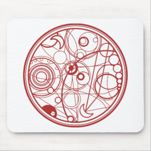 Tapis De Souris Conception étrangère rouge