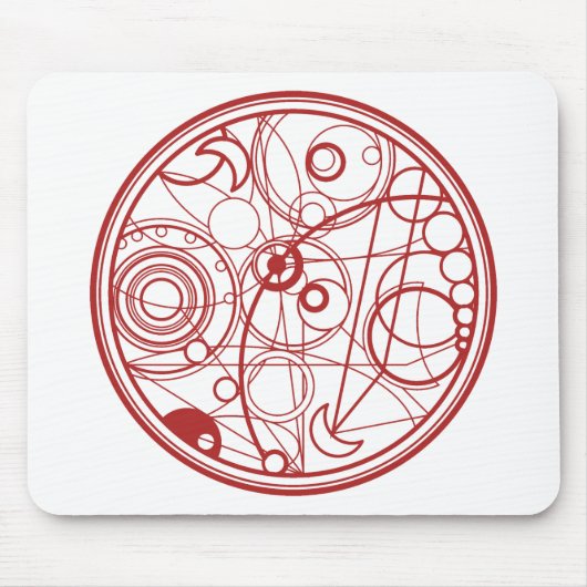 Tapis De Souris Conception étrangère rouge (Devant)