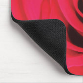 Tapis De Souris Conception florale de fleur de rose rouge (Coin)