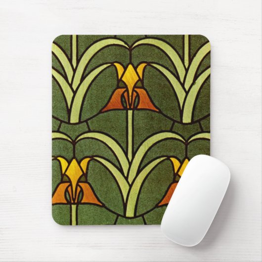 Tapis De Souris Conception florale de William Morris - Mousepad (Avec souris)