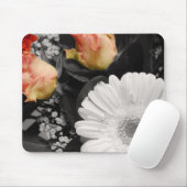 Tapis De Souris Conception florale neutre (Avec souris)