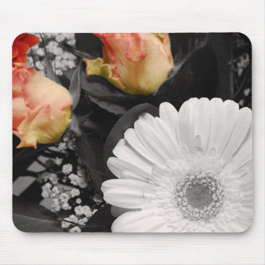 Tapis De Souris Conception florale neutre (Devant)