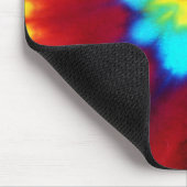 Tapis De Souris Conception foncée de colorant de cravate (Coin)