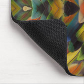 Tapis De Souris Conception fractale des plumes de l'inséparable (Coin)