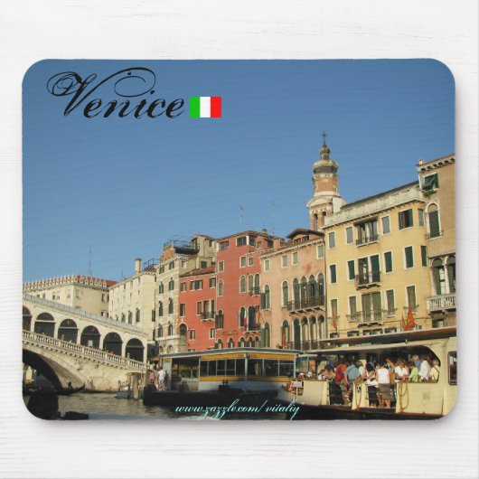 Tapis De Souris Conception fraîche de mousepad de Venise Italie (Devant)