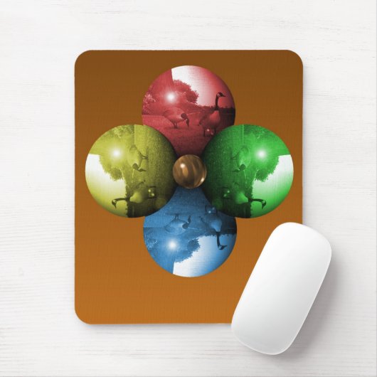 Tapis De Souris Conception fraîche Mousepad (Avec souris)