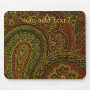 Tapis De Souris Conception française Mousepad de Paisley de pays