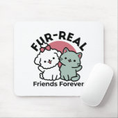 Tapis De Souris Conception "Fur-Real Friends Forever" (Avec souris)