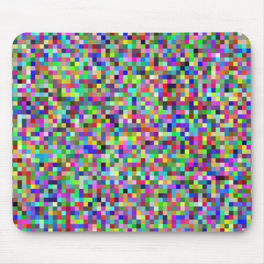 Tapis De Souris conception géométrique colorée (Devant)
