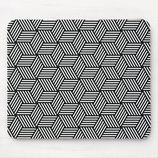 Tapis De Souris Conception géométrique d'art de motif (Devant)