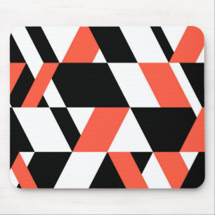 Tapis De Souris Conception géométrique urbaine moderne tendance no
