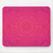 Tapis De Souris Conception Girly rose de fleur de Boho (Devant)