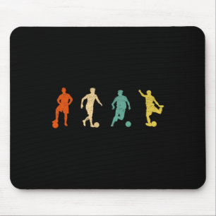 Tapis De Souris Conception Graphique de Football Vintage Futbol Fo
