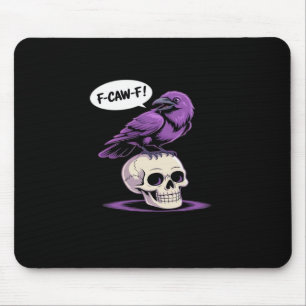 Tapis De Souris Conception graphique d'humour d'Halloween crâne de