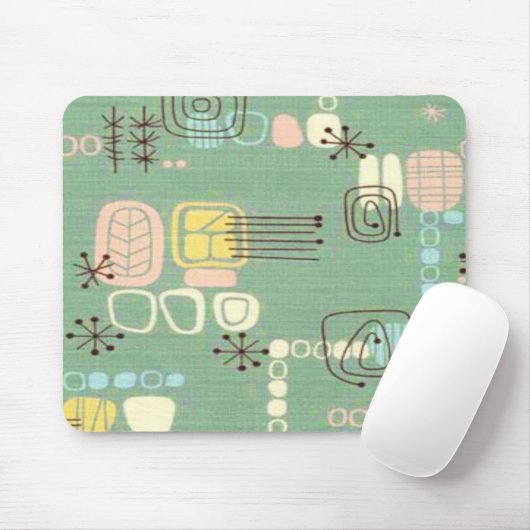 Tapis De Souris Conception graphique moderne Mousepad de la moitié (Avec souris)