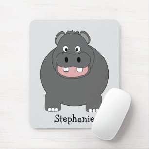 Tapis De Souris Conception Hippopotame