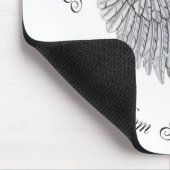 Tapis De Souris Conception horizontale de mousepad d'ange de Zeus (Coin)