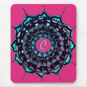 Tapis De Souris Conception initiale personnalisée du mandala (Devant)