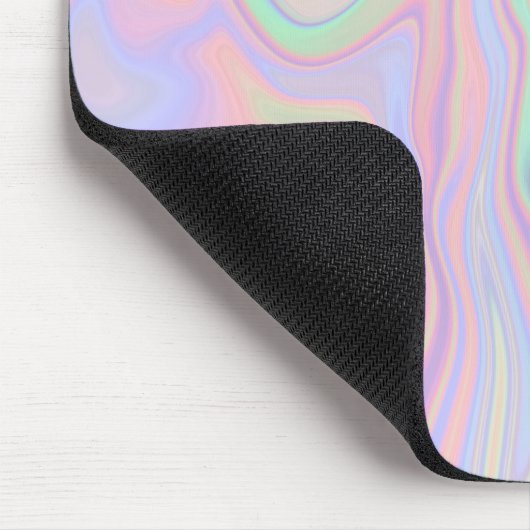Tapis De Souris Conception iridescente liquide abstraite de (Coin)