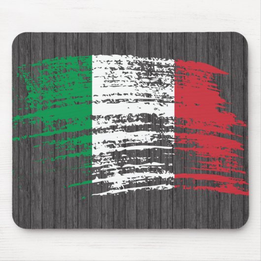 Tapis De Souris Conception italienne fraîche de drapeau (Devant)