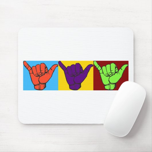 Tapis De Souris Conception lâche d'ASL de coup (Avec souris)