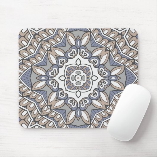 Tapis De Souris Conception Mandala (Avec souris)