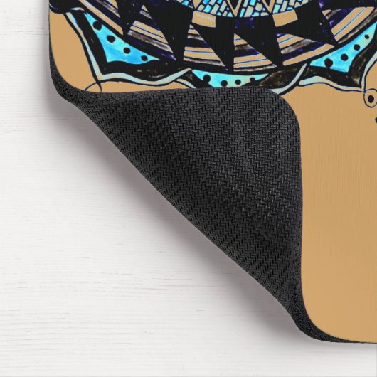 Tapis De Souris Conception Mandala (Coin)