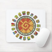 Tapis De Souris Conception maya de calendrier (Avec souris)