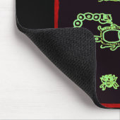 Tapis De Souris Conception maya verte fraîche (Coin)