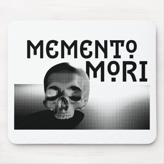 Tapis De Souris Conception Memento Mori (Devant)