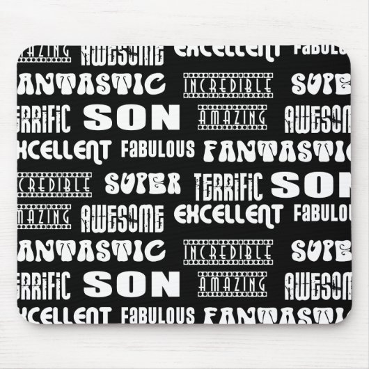Tapis De Souris Conception moderne Cool 4 fils Mots positifs (Devant)