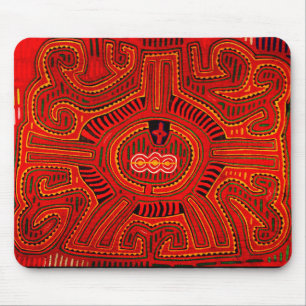 Tapis De Souris Conception Mola par les Indiens San Blas