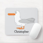 Tapis De Souris Conception Mouette (Avec souris)