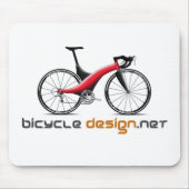 Tapis De Souris Conception Mousepad de bicyclette (Devant)
