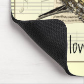 Tapis De Souris Conception Mousepad personnalisable de musique (Coin)