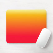 Tapis De Souris Conception Ombre rouge chaud (Avec souris)
