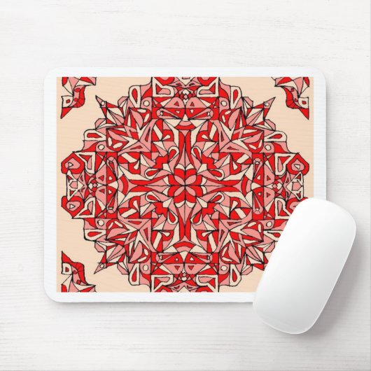 Tapis De Souris Conception orientale de couverture ! (Avec souris)