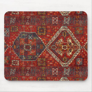 Tapis De Souris Conception orientale de couverture dans no5 rouge