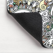 Tapis De Souris Conception Paisley Fleur (Coin)