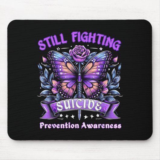 Tapis De Souris Conception Papillon (Devant)